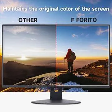 F FORITO 2-Pack 27 inch Anti Glare Matte Computer Screen Protector for 16:9 Monitor, Computer Screen Cover Compatible with 27" Sceptre/Acer/ASUS/Dell/LG/AOC/KOORUI/SAMSUNG/HP Desktop