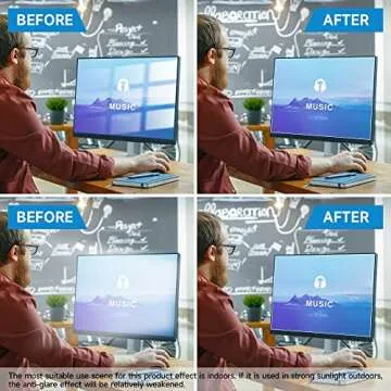 F FORITO 2-Pack 27 inch Anti Glare Matte Computer Screen Protector for 16:9 Monitor, Computer Screen Cover Compatible with 27" Sceptre/Acer/ASUS/Dell/LG/AOC/KOORUI/SAMSUNG/HP Desktop