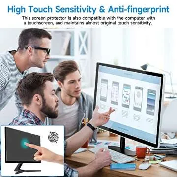 F FORITO 2-Pack 27 inch Anti Glare Matte Computer Screen Protector for 16:9 Monitor, Computer Screen Cover Compatible with 27" Sceptre/Acer/ASUS/Dell/LG/AOC/KOORUI/SAMSUNG/HP Desktop