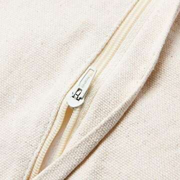 Creative Co-Op Recycled Cotton Canvas Pillow with Applique "XO" & Eyelash Fringe, Green & Natural Color