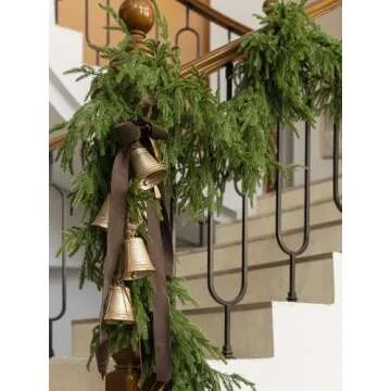 MISSPIN 6FT Artificial Norfolk Pine Garlands for Festive Decor