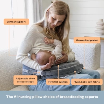 My Brest Friend Nursing Pillow Deluxe - Ultimate Support for Moms & Babies