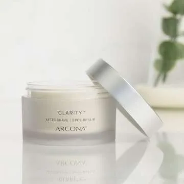 ARCONA Clarity Aftershave Pads - Lactic Acid, Witch Hazel, Methol, Aloe + Grape Exfoliate, Fight Blemishes + Soothes Skin - 45 Pads. Made in The USA