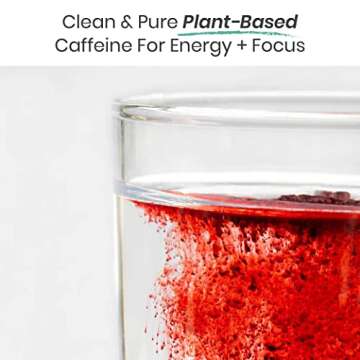 HumanN SuperBeets Energy Plus with Grape Seed Extract - Beet Root Powder, Green Tea Extract, Caffeine, Vitamin C - Non-GMO - 5.87oz