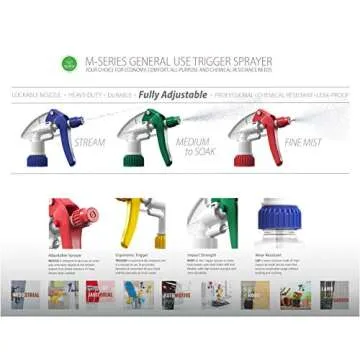 Bar5F Heavy Duty Spray Bottle 32 oz for Cleaning