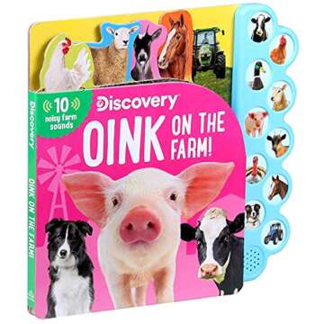 Discovery: Oink on the Farm! (10-Button Sound Books) - Interactive Learning Fun