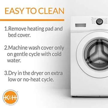 K&H Heated Pet Bed with Orthopedic Support for Cats