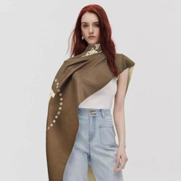 EXTREE Luxury Pashmina Silky Shawl Wrap for Women