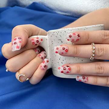 MOMSON Semi Cured Gel Nail Strips for Easy DIY Manicures