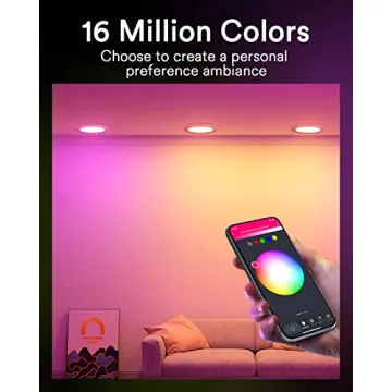 Lumary Smart Recessed LED Lights 6 Inch 4 Pack