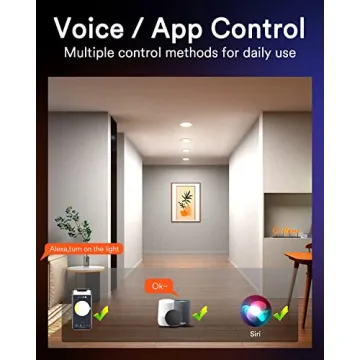 Lumary Smart Recessed LED Lights 6 Inch 4 Pack