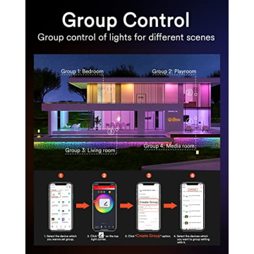 Lumary Smart Recessed LED Lights 6 Inch 4 Pack