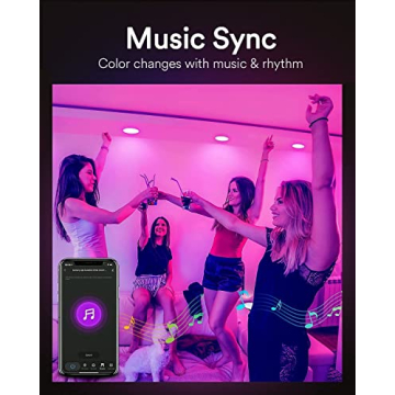 Lumary Smart Recessed LED Lights 6 Inch 4 Pack