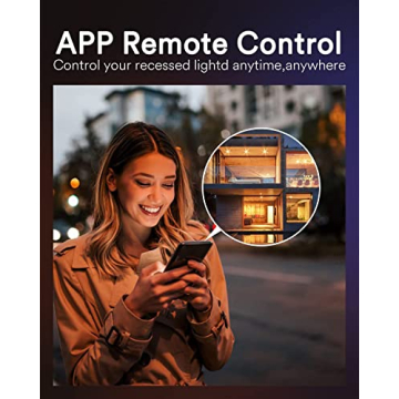 Lumary Smart Recessed LED Lights 6 Inch 4 Pack