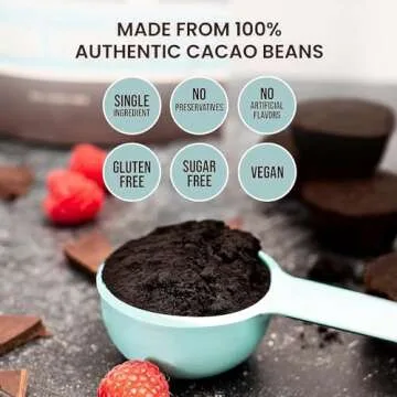 THE COCOA TRADER – Black Cocoa Powder for Baking 1Lb – Darkest Dutch Processed, Alkalized, Unsweetened Chocolate Flavor | Natural Food Coloring Substitute | Vegan, Gluten- & Sugar-Free, Keto Friendly