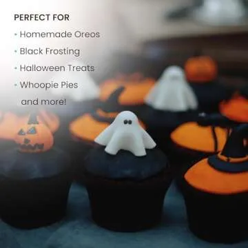 THE COCOA TRADER – Black Cocoa Powder for Baking 1Lb – Darkest Dutch Processed, Alkalized, Unsweetened Chocolate Flavor | Natural Food Coloring Substitute | Vegan, Gluten- & Sugar-Free, Keto Friendly