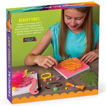 Craft-tastic DIY String Art – Craft Kit for Kids – Everything Included for 2 Arts & Crafts Proje...