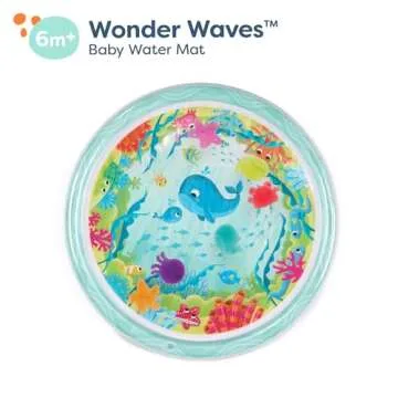 Versatile Baby Inflatable Tummy Time Mat with Sea Animals