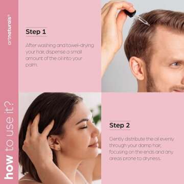 ArtNaturals Keratin Hair Oil - Nourishing Treatment for All Hair Types