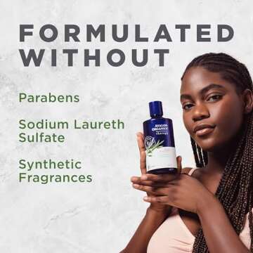 Avalon Organics Therapy Biotin B-Complex Thickening Shampoo, For an Energized Scalp and Thicker, Fuller-Looking Hair, 32 Fluid Ounces