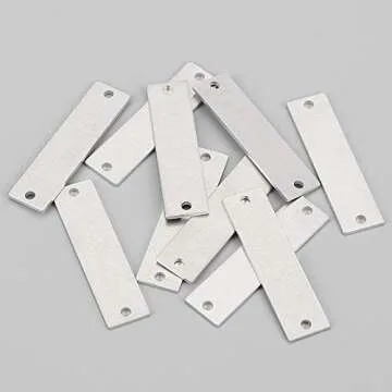 Premium Aluminum Blanks for DIY Crafting and Tags
