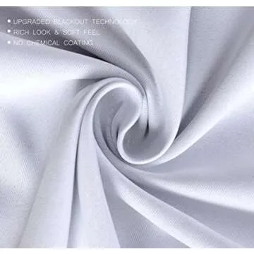 MIUCO Blackout Curtains - Room Darkening, Grommet Style, 52x95 Inch