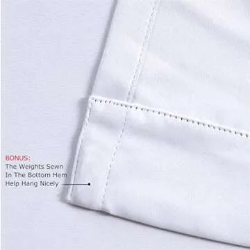 MIUCO Blackout Curtains - Room Darkening, Grommet Style, 52x95 Inch