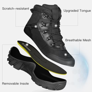 FREE SOLDIER Tactical Waterproof Hiking Boots for Men