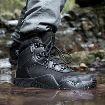 FREE SOLDIER Tactical Waterproof Hiking Boots for Men