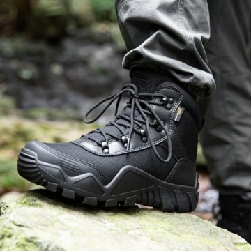 FREE SOLDIER Tactical Waterproof Hiking Boots for Men