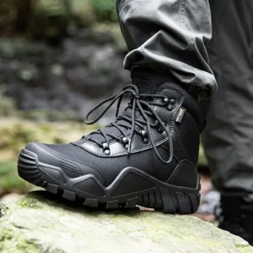 FREE SOLDIER Tactical Waterproof Hiking Boots for Men