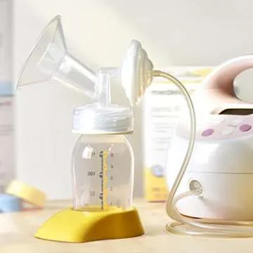 Maymom Baby Bottle Thread Changer or Bottle Converter; Compatible with Spectra S1 S2 Pumps Wide Mouth Flanges to use Medela Ameda Lifefactory Bottles, Dr. Brown Narrow Neck Bottles