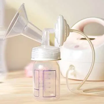 Maymom Baby Bottle Thread Changer or Bottle Converter; Compatible with Spectra S1 S2 Pumps Wide Mouth Flanges to use Medela Ameda Lifefactory Bottles, Dr. Brown Narrow Neck Bottles