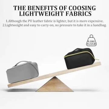 Portable Makeup Bag for Easy Access, Waterproof, and Stylish