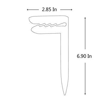 Forzaddik Outdoor Anchor Stakes for Beach and Picnic