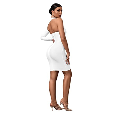 Maketina One Shoulder Bandage Dress for Elegant Occasions