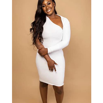 Maketina One Shoulder Bandage Dress for Elegant Occasions