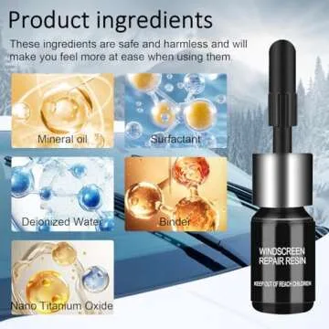 CAIJINEW Windshield Repair Kit for Quick Fixes & Chips