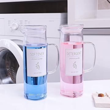 KitHero Laundry Detergent Dispenser Set - Elegant & Effortless