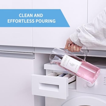 KitHero Laundry Detergent Dispenser Set - Elegant & Effortless