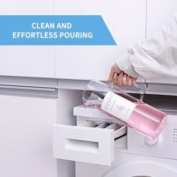 KitHero Laundry Detergent Dispenser Set - Elegant & Effortless