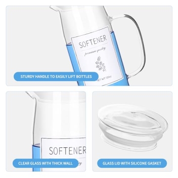 KitHero Laundry Detergent Dispenser Set - Elegant & Effortless