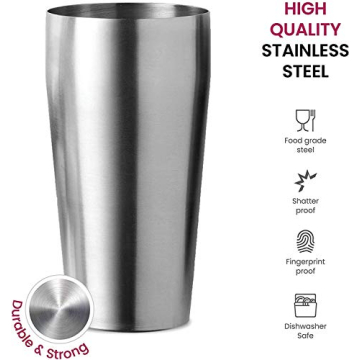 Expert Cocktail Shaker Home Bar Set - 14 Piece Premium Kit