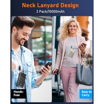 Aaoyun 2-Pack Portable Charger for Quick Charging