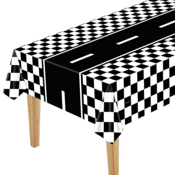 Piokio 2 Pack Racing Car Theme Tablecloths - Perfect for Boys' Birthdays!