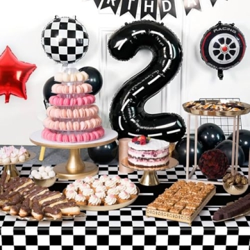 Piokio Racing Car Tablecloths 2 Pack - 55x108 Inches