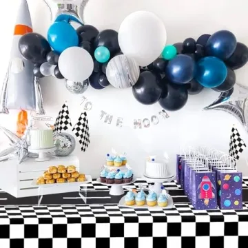 Piokio Racing Car Tablecloths 2 Pack - 55x108 Inches