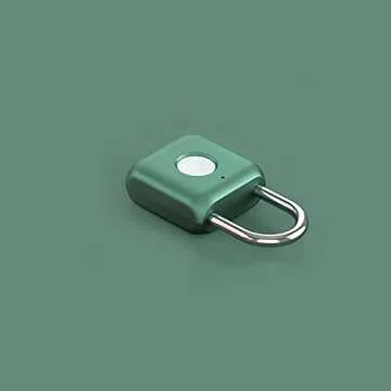 Compact Fingerprint Padlock Perfect for Gym and Travel