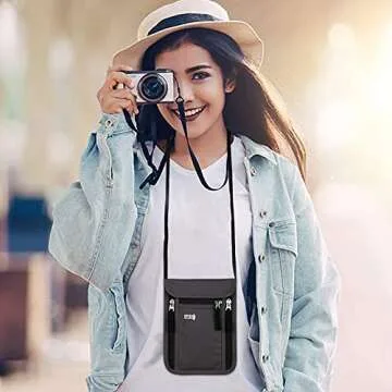 KEAFOLS Travel Pouch - RFID Blocking Family Passport Holder Organizer