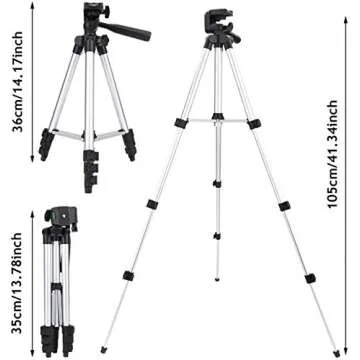 Digiant 50 Inch Aluminum Camera Phone Tripod Lightweight Design
